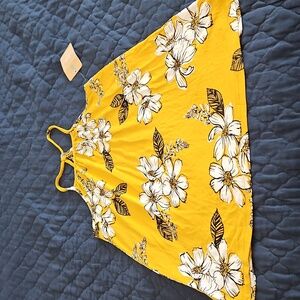 Bixby, NWT,  Strappy Floral Tank Top, Girls L 12-14